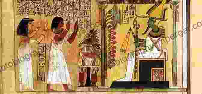 A Captivating Photograph Of An Ancient Egyptian Sacred Ritual, Showcasing The Elaborate Costumes, Ceremonial Objects, And Profound Reverence Of The Participants. The Mythology And Religion Of The Ancient Egyptians