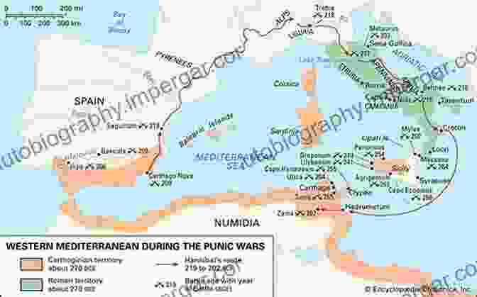 A Map Of The Mediterranean Sea During The Punic Wars The Punic Wars: The History Of The Conflict That Destroyed Carthage And Made Rome A Global Power