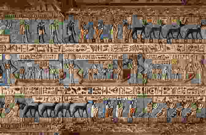 A Stunning Depiction Of An Ancient Egyptian Mythological Scene, Showcasing The Intricate Details And Captivating Imagery Of Their Beliefs And Legends. The Mythology And Religion Of The Ancient Egyptians