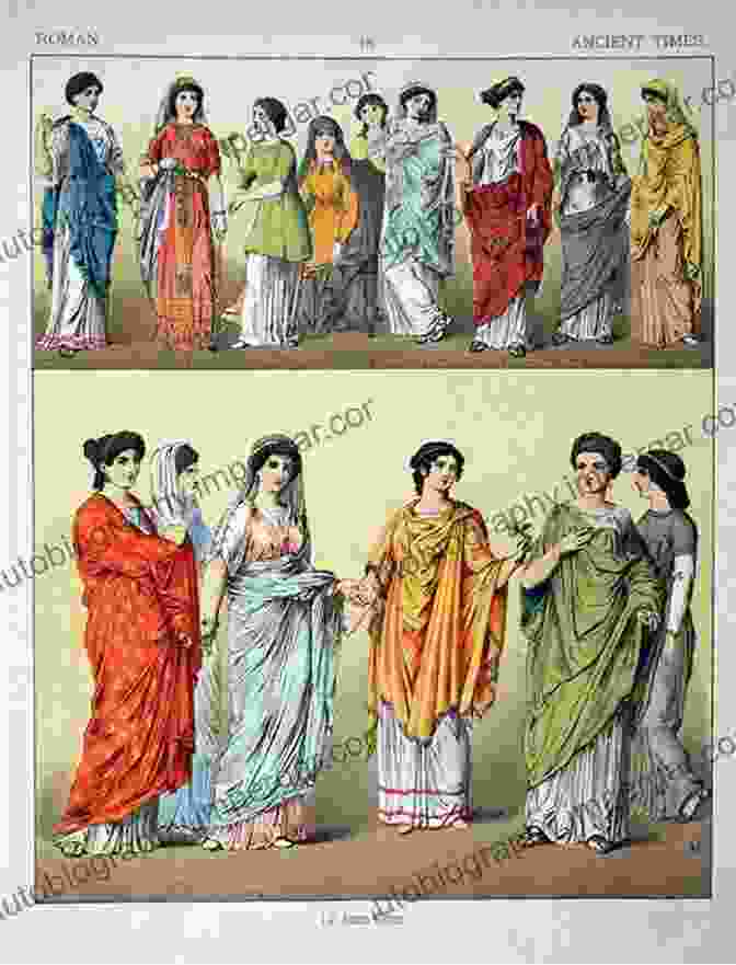 Ancient Roman Women Wearing Elaborate Garments Textiles And Gender In Antiquity: From The Orient To The Mediterranean