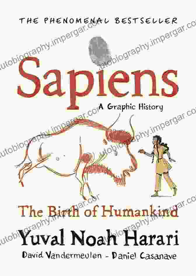 Intriguing Cover Image Of 'The Birth Of Humankind Vol. 1,' Featuring An Ancient Human Skull Against A Vibrant Sunset Backdrop, Symbolizing The Dawn Of Our Species. Sapiens: A Graphic History: The Birth Of Humankind (Vol 1)