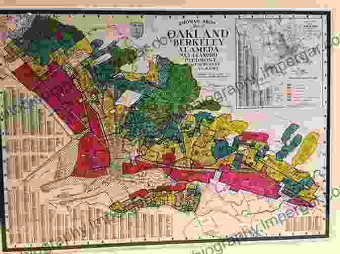 Map Of Oakland Showing Redlined Neighborhoods In The 1930s American Babylon: Race And The Struggle For Postwar Oakland (Politics And Society In Modern America 34)