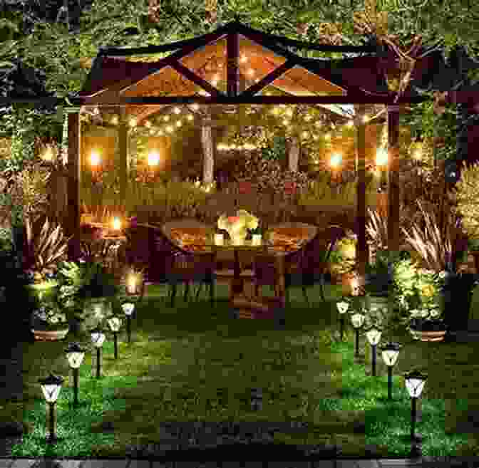 Outdoor Lighting Illuminating A Patio And Backyard, Creating A Warm And Inviting Ambiance Outdoor Lighting Guide