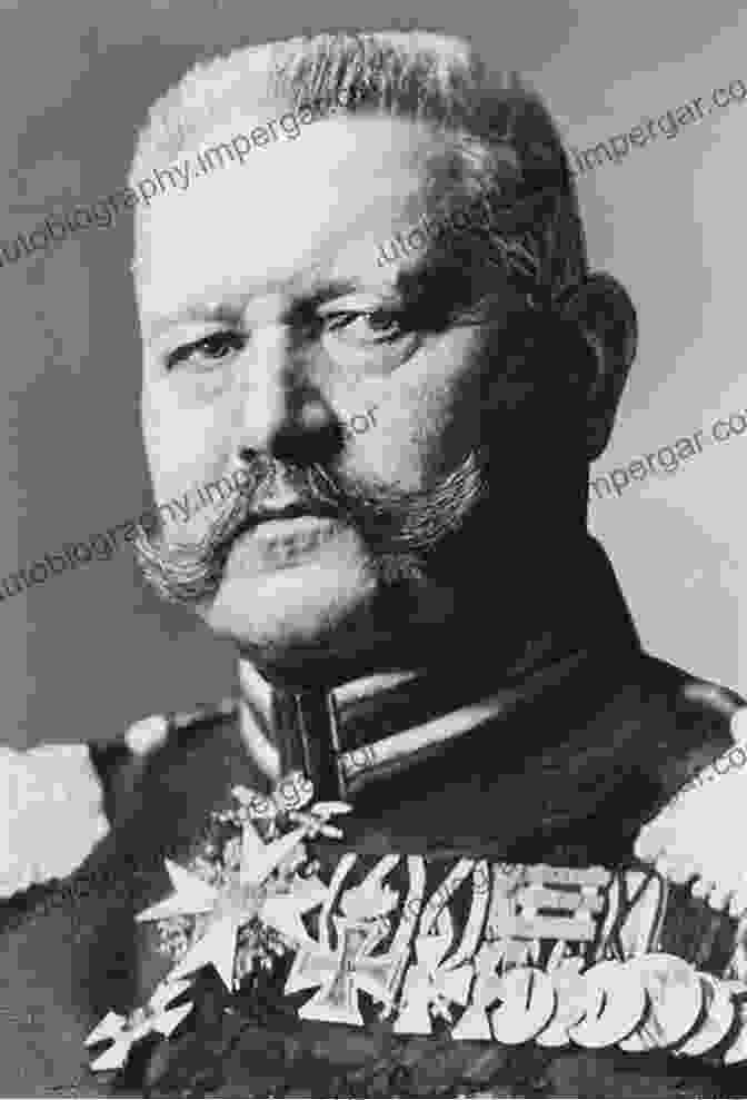 Portrait Of Field Marshal Paul Von Hindenburg, A Stern Looking Man With A Prominent Mustache And A Military Uniform. The Great War: Field Marshal Von Hindenburg