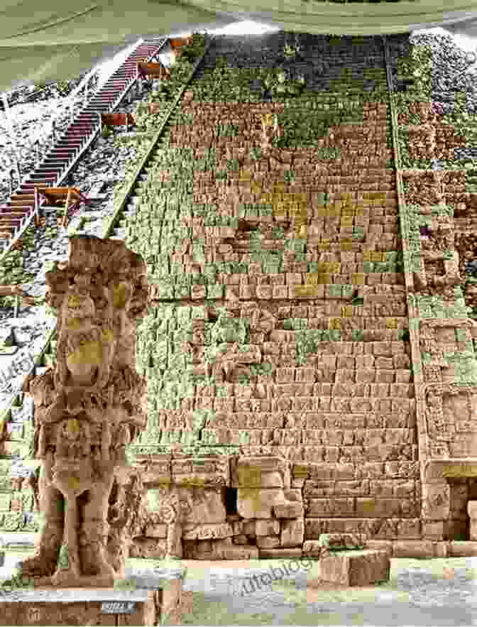 The Intricately Carved Hieroglyphic Stairway At Copan, A Testament To The Maya's Advanced Knowledge Of Writing And Calendar Systems Tikal: The History Of The Ancient Maya S Famous Capital