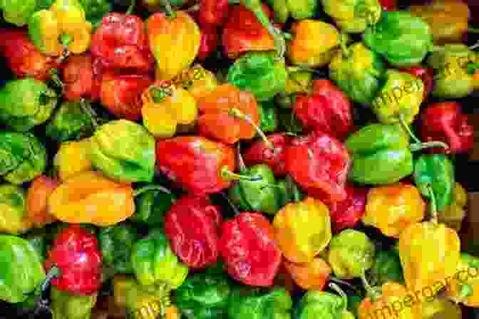 Vibrant And Flavorful Peppers On Display, Showcasing Their Diverse Colors And Textures Peppers: Botany Production And Uses