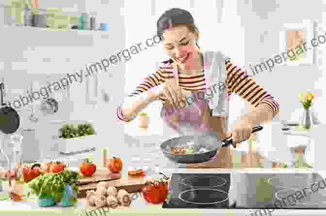 Woman Cooking A Healthy Meal In A Kitchen How To Make Emotional Eating Work For You: See Food In A New Light